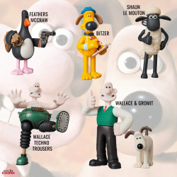 Personnages UDF Aardman...