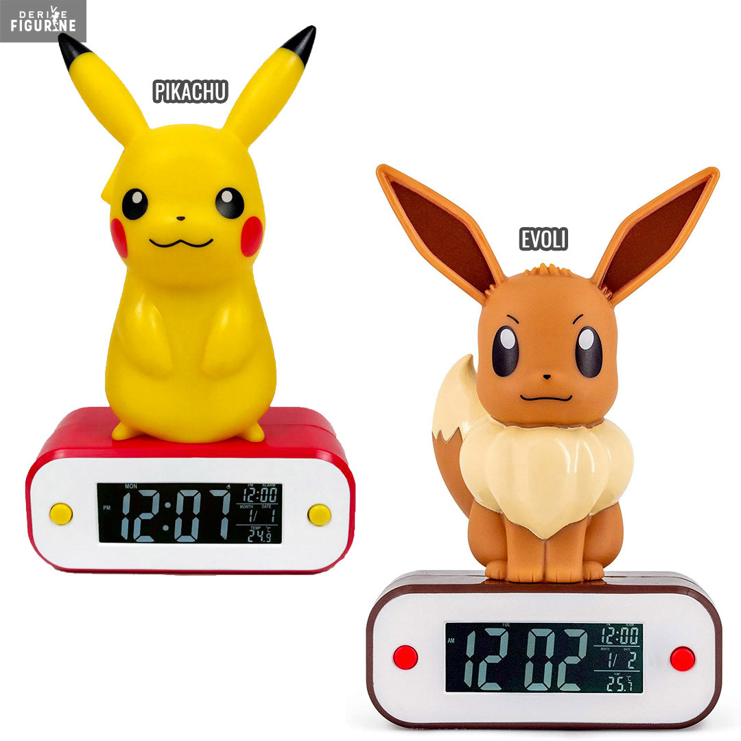 Réveil Pokémon Pikachu Évoli Kawaii - Boutique Pokemon