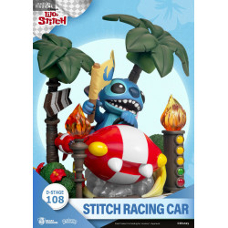 Figurine Stitch ou Alien Racing Car, D-Stage - Disney - Beast Kingdom