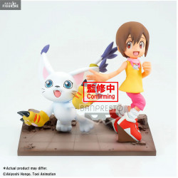 Hikari & Tailmon or Taichi & Agumon figure, DXF Adventure Archives