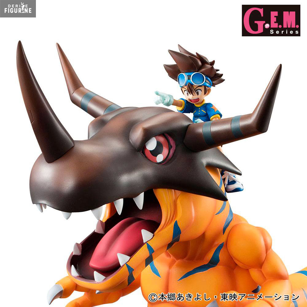 Figure Greymon & Taichi, G.E.M. Series - Digimon Adventure