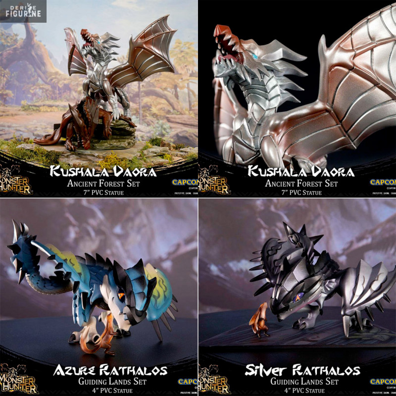 Figure Kushala Daora, Silver Rathalos or Azure Rathalos