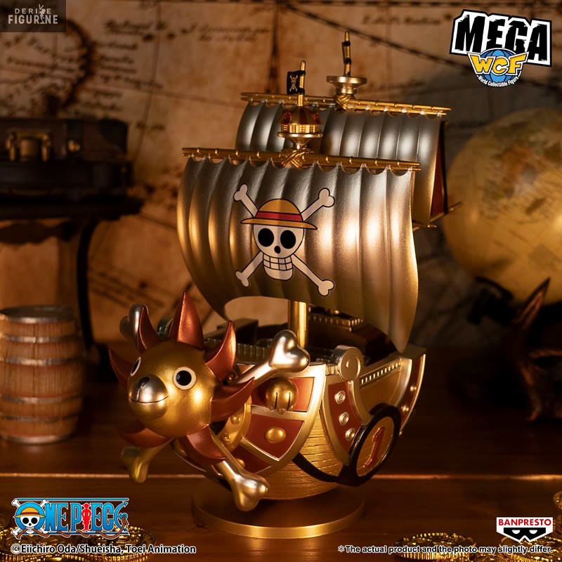 Thousand Sunny figure Special!! Gold Color, Mega World Collectable