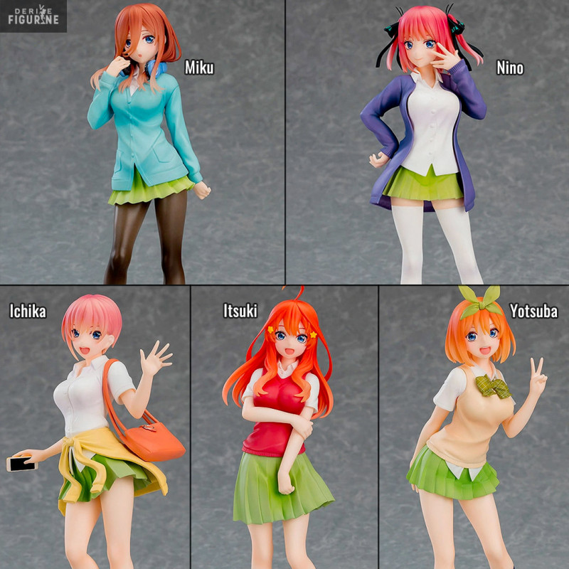 Yotsuba, Itsuki, Ichika, Nino or Miku Nakano figure, Chocot - The  Quintessential Quintuplets - Shine