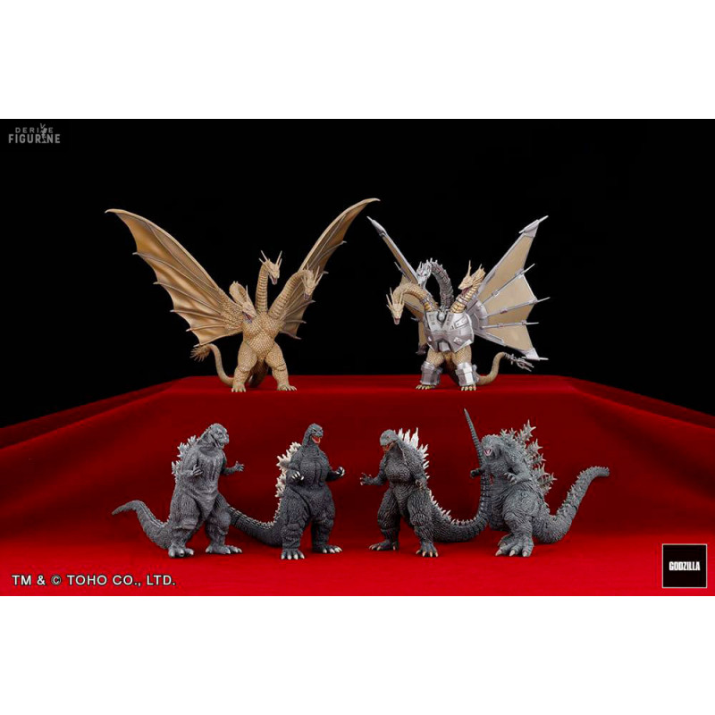 Pack 6 figures Godzilla Generations, Gekizou Series Kaiju