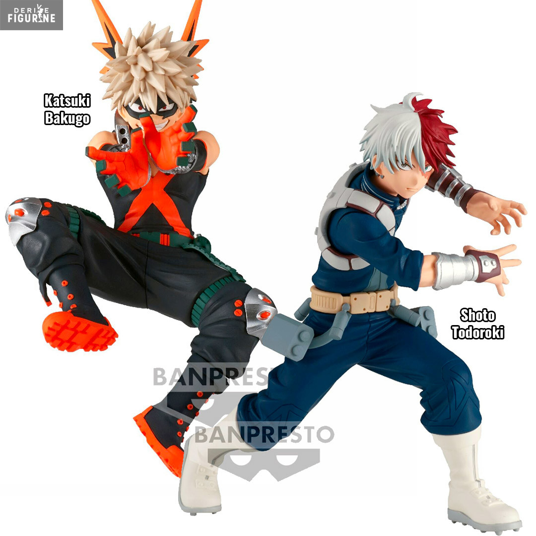 Shoto Todoroki (Vol.29) or Katsuki Bakugo (Vol.30) figure, Amazing Heroes -  My Hero Academia - Banpresto