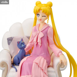 Figure Usagi ＆ Luna, Antique Style Ichibansho - Sailor Moon