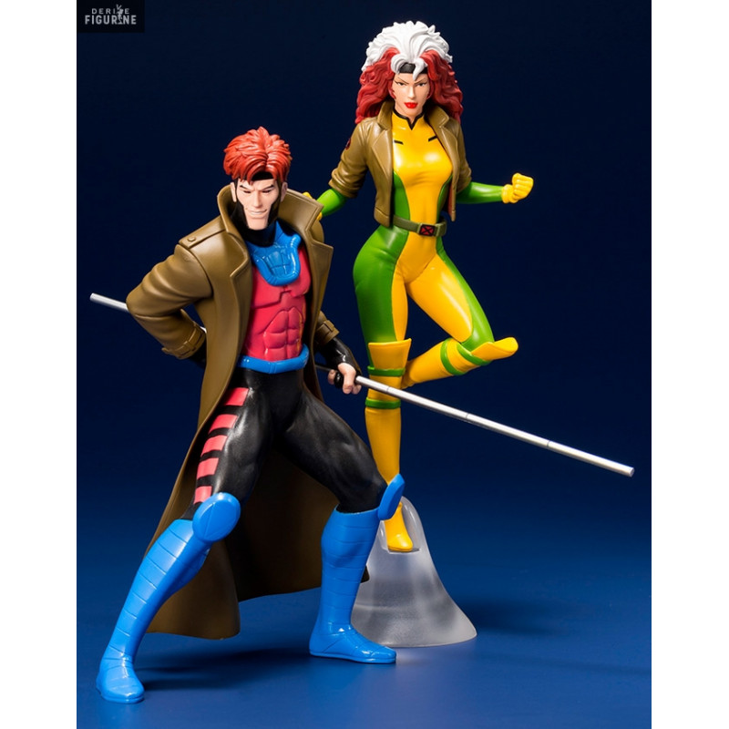Pack 2 figurines Gambit & Malicia (Rogue), ARTFX+ - Marvel, X-Men
