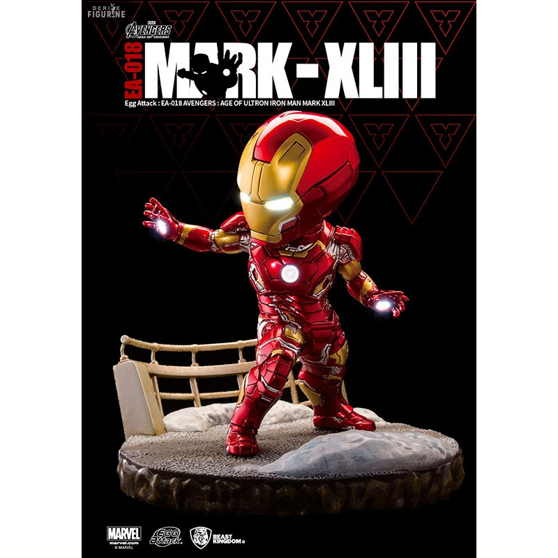 アイアンマン　MARK XLⅢ MINI EGG ATTACK SERIES Beast-Kingdom USA | Iron Man 3 /Iron Man Mark III with Hall