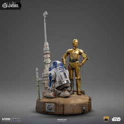 サイドショー　STAR WARS C-3PO R2D2の2体set used品 Kotobukiya STAR WARS C-3PO & R2-D2 NEW ArtFX+ 2 Pack Action