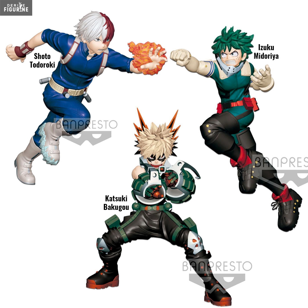 Figure Izuku Midoriya Shoto Todoroki Or Katsuki Bakugou Enter The Hero My Hero Academia Banpresto