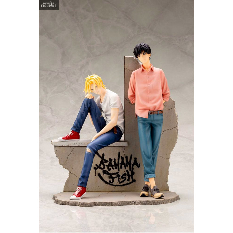 Figures Ash Lynx and Eiji Okumura, ARTFX - Banana Fish