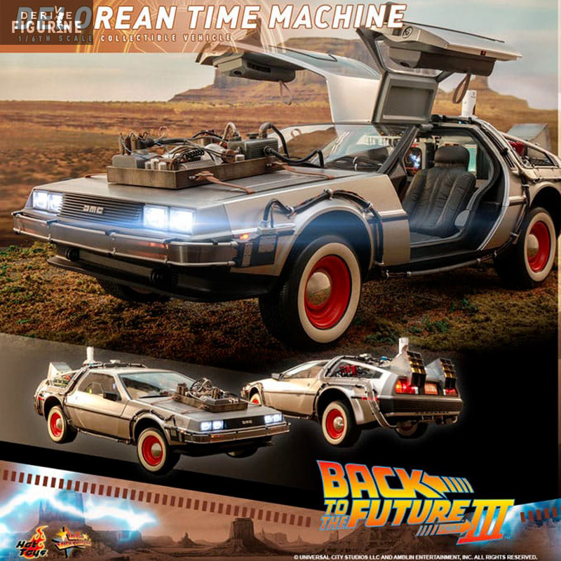 Retour vers le Futur II - Réplique métal DeLorean Time Machine 1