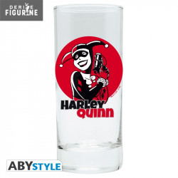 DC Comics glass - Harley Quinn