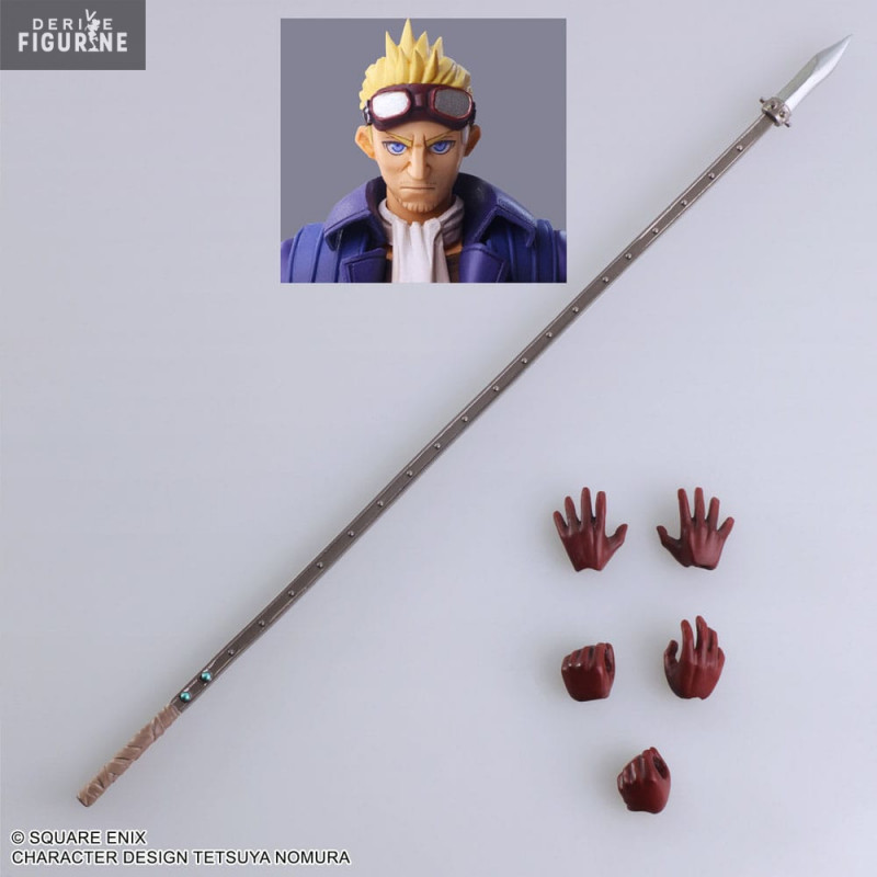 Cid Highwind figure, Bring Arts - Final Fantasy VII - Square Enix