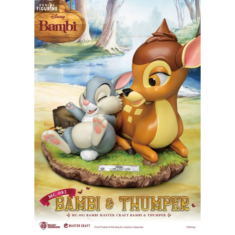 Bambi & Thumper figure, Master Craft - Disney - Beast Kingdom