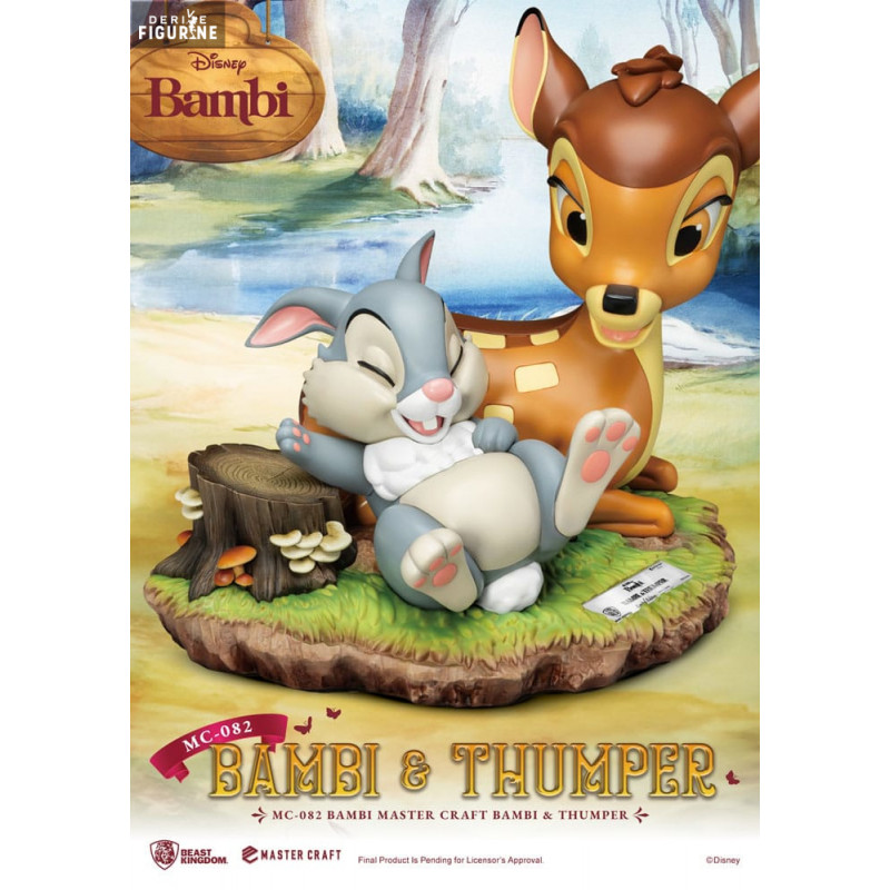 Bambi & Thumper figure, Master Craft - Disney - Beast Kingdom
