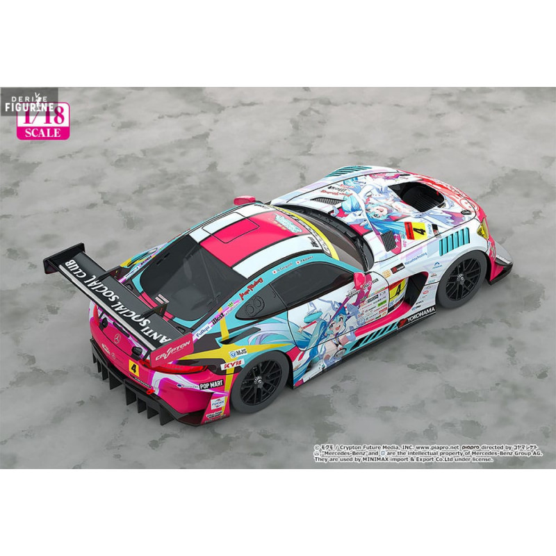 Replica car Hatsune Miku (1/18), AMG 2024 Season Opening