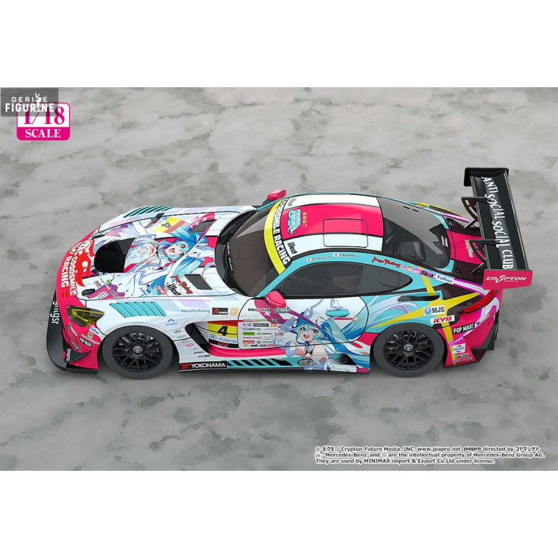 Replica car Hatsune Miku (1/18), AMG 2024 Season Opening