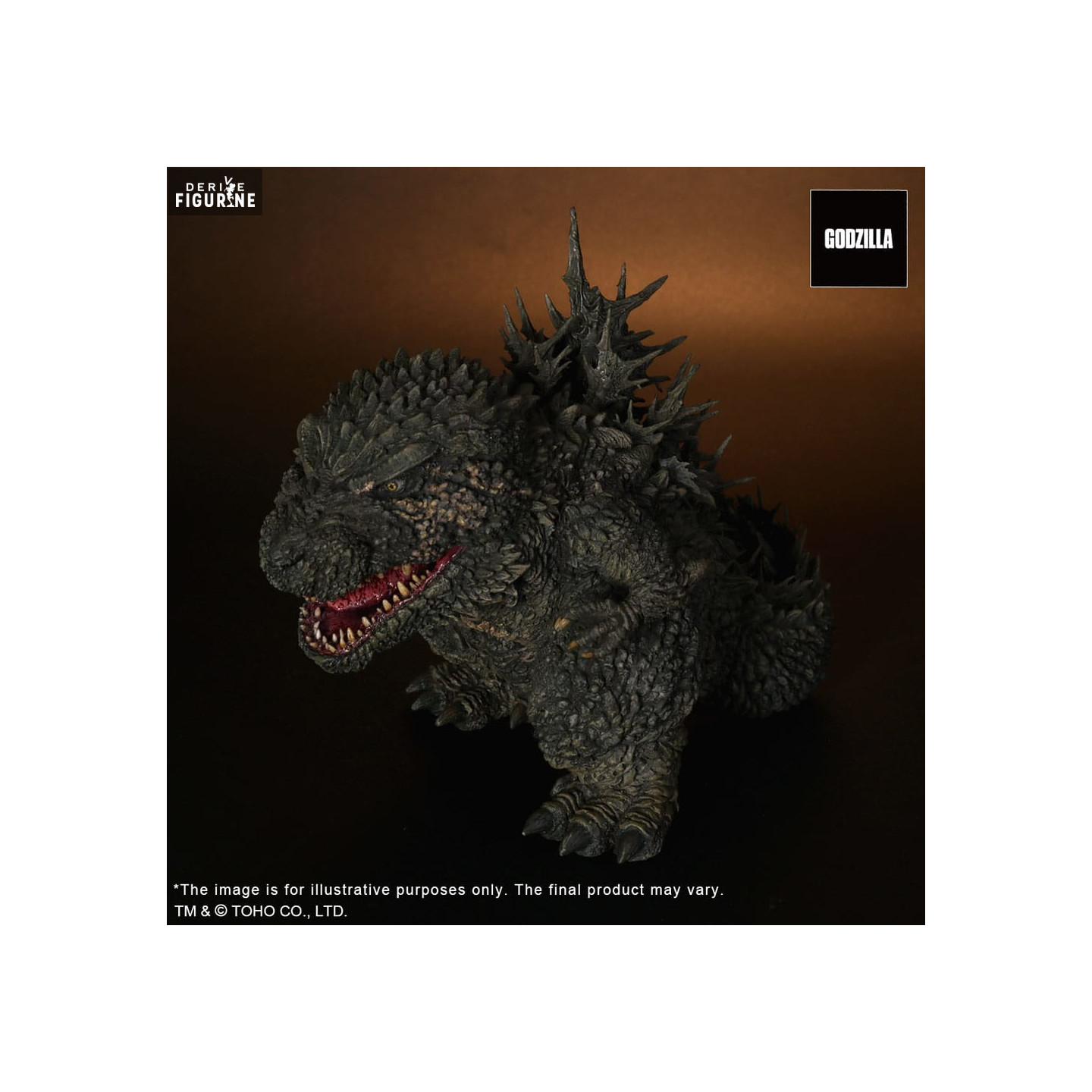 三頭龍 フィギュア 黒と赤 約30cm Godzilla figure, Deforeal - Godzilla 2023 - X-Plus