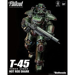 T-45 Hot Rod Shark Power Armor figure - Fallout - ThreeZero