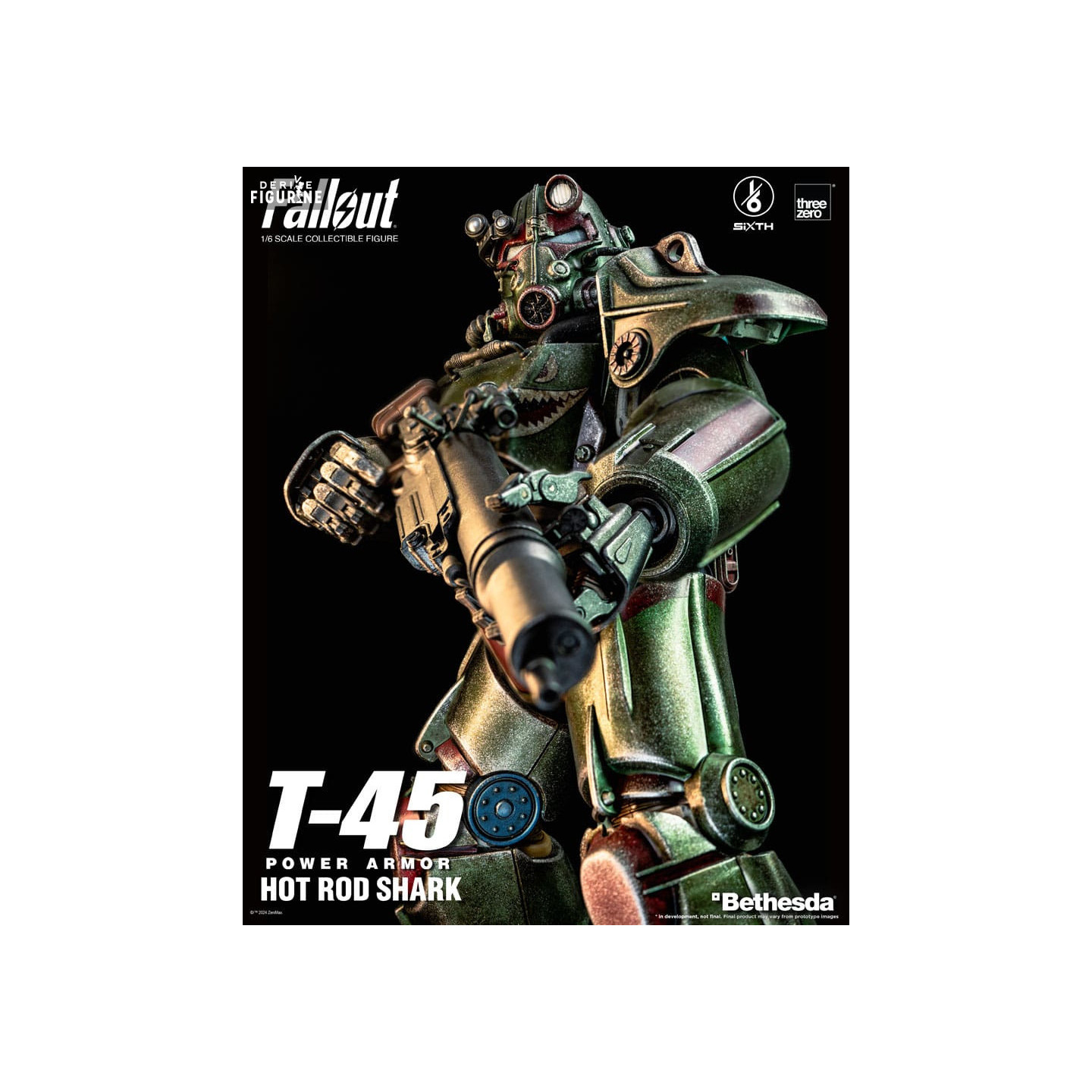 その他 Fallout T-45 Power Armor Hot Rod Shark T-45 (Hot Rod Shark) “Fallout” Power Armor 1/6 Scale Figure