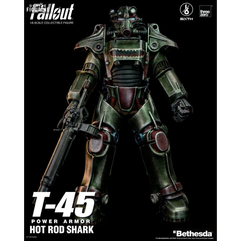Fallout1/6 T-45 Hot Rod Shark Power Armor – threezero store