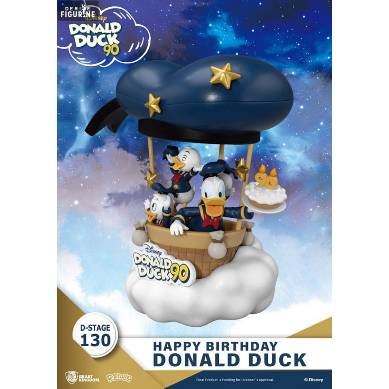 Happy Birthday figure, D-Stage - Disney, Donald Duck 90th