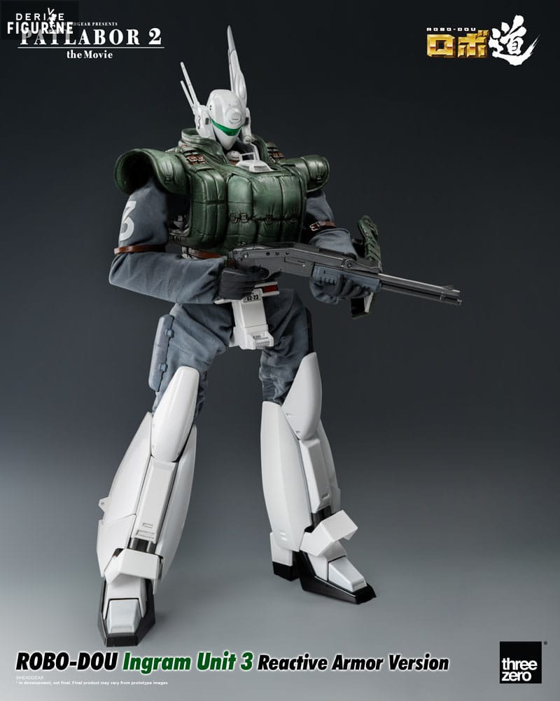 Robo-Dou Ingram Unit 3 figure, Reactive Armor - Patlabor 2