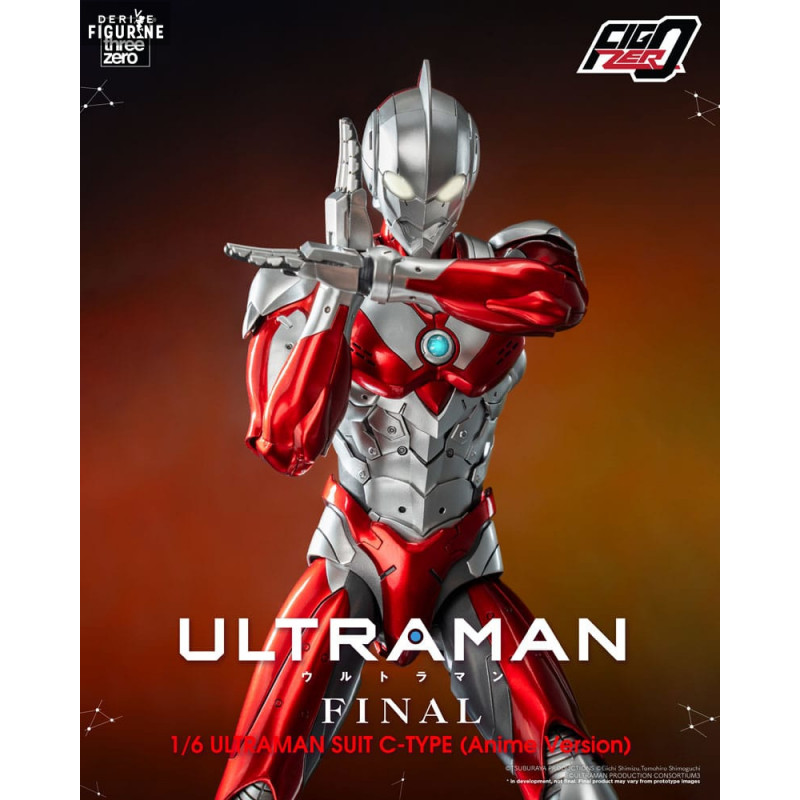 Figure Ultraman Suit C-Type Anime Version, FigZero - ThreeZero
