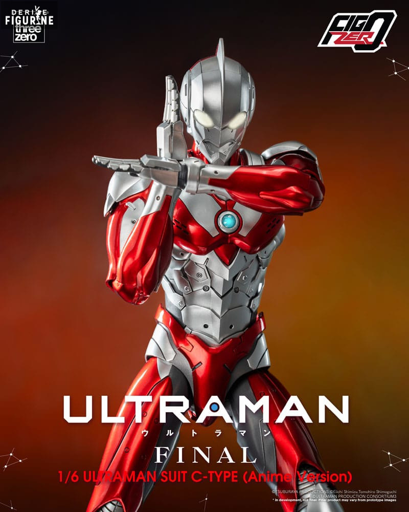 Figure Ultraman Suit C-Type Anime Version, FigZero - ThreeZero