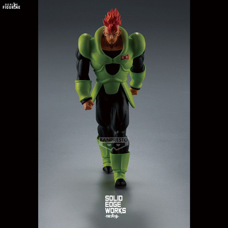 Android 16 figure, Solid Edge Works - Dragon Ball Z - Banpresto