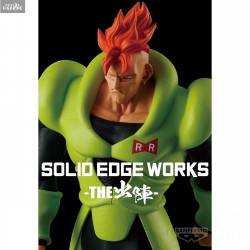 Android 16 figure, Solid Edge Works - Dragon Ball Z - Banpresto