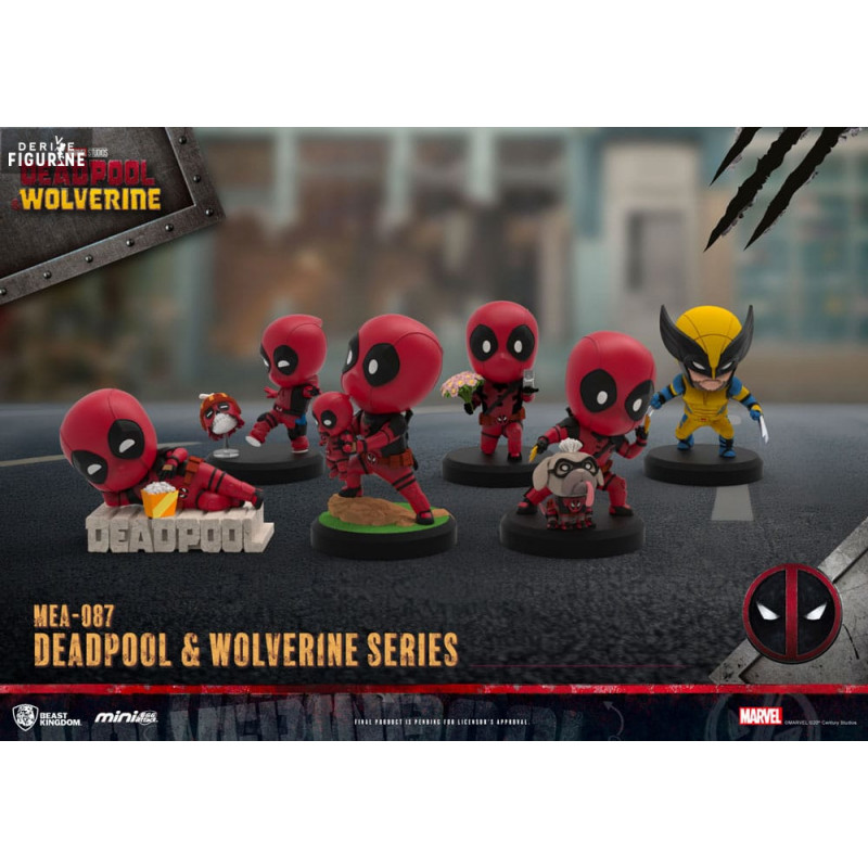 mini egg attack deadpool コミコン限定 Pack 6 figures Deadpool & Wolverine Series, Mini Egg Attack