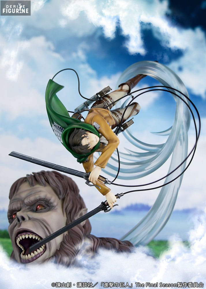 Levi vs Beast Titan figure - Attack on Titan - Proof