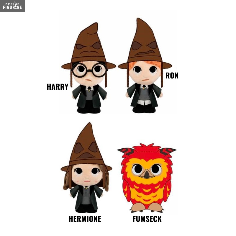 Harry, Ron, Hermione or Fawkes, Super Cute plush - Harry Potter - Funko