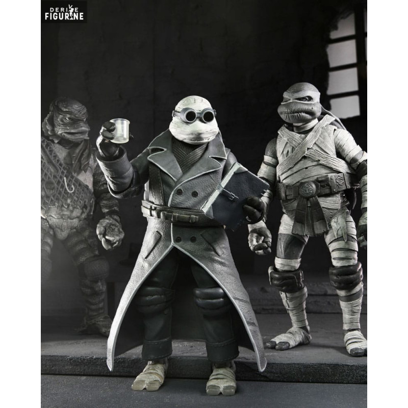 NECA TMNT×UNIVERSAL MONSTERS 5体セット Pack 4 figures Turtles Black & White - Universal Monsters x
