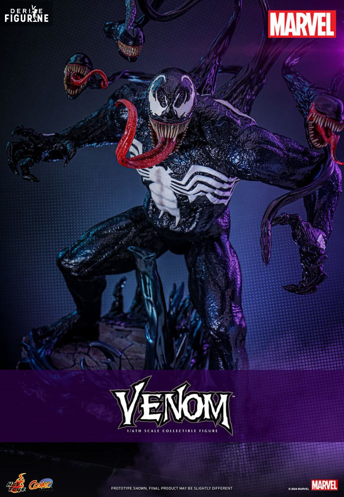 Venom figure, Comic Masterpiece - Marvel - Hot Toys