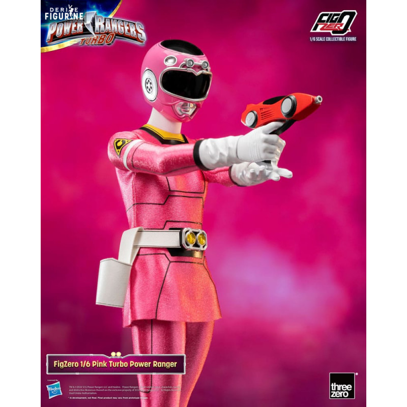Pink Turbo Power Ranger figure, FigZero - Power Rangers