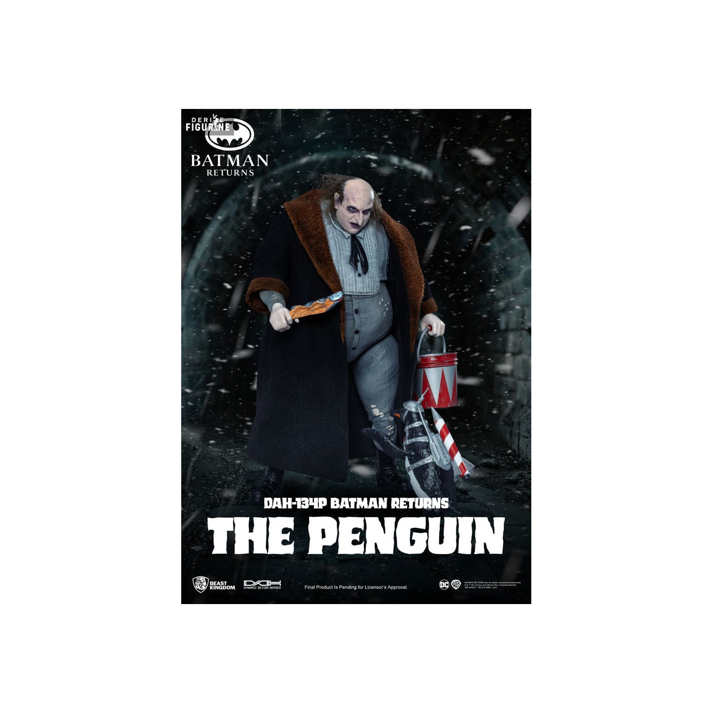 その他 [penguin] Flippin Peter Penguin Plastic Wind Up - Tin Toy Arcade