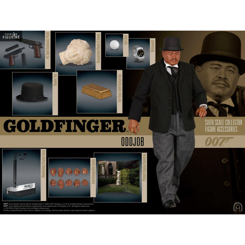 Figure Oddjob or Auric -James Bond Goldfinger - BIG Chief