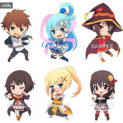 Pack 6 porte-clés KonoSuba...