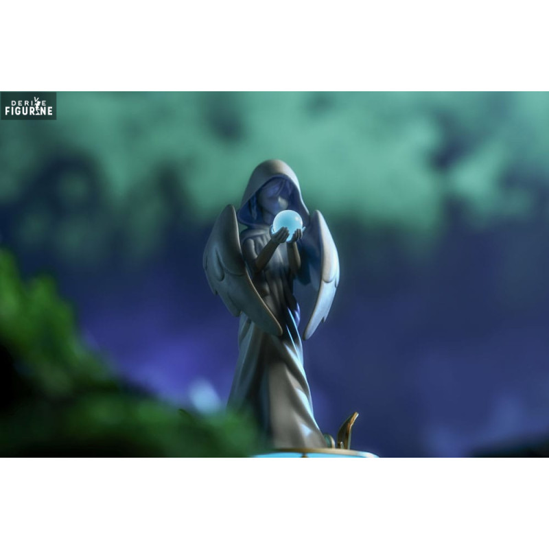 Figurine Lumineuse Genshin Impact : Statue Des Sept De Mondstadt - Licence Officielle - Alimentation USB Ou Piles - Décoration Gaming Bureau, Salon - Idée Cadeau Fan