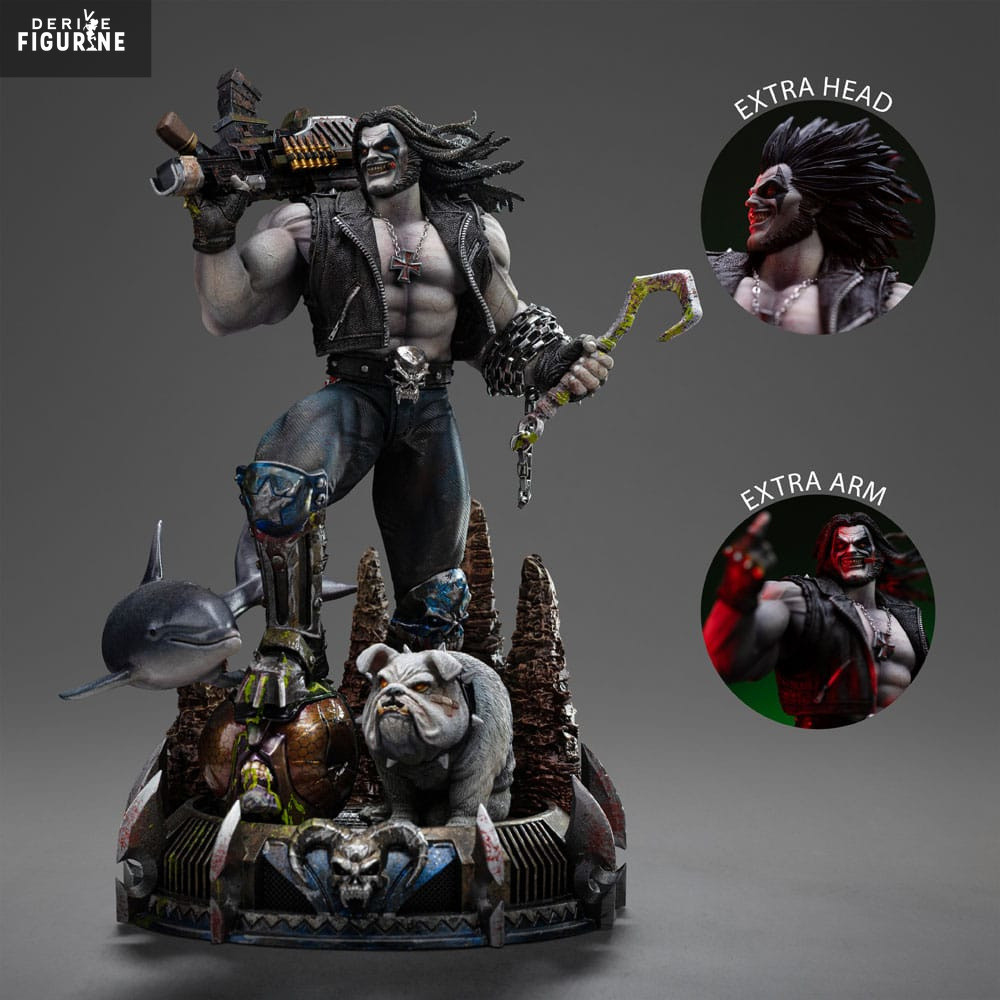 Lobo figure Unleashed, Art Scale - DC Comics - Iron Studios, image size:1000x1000