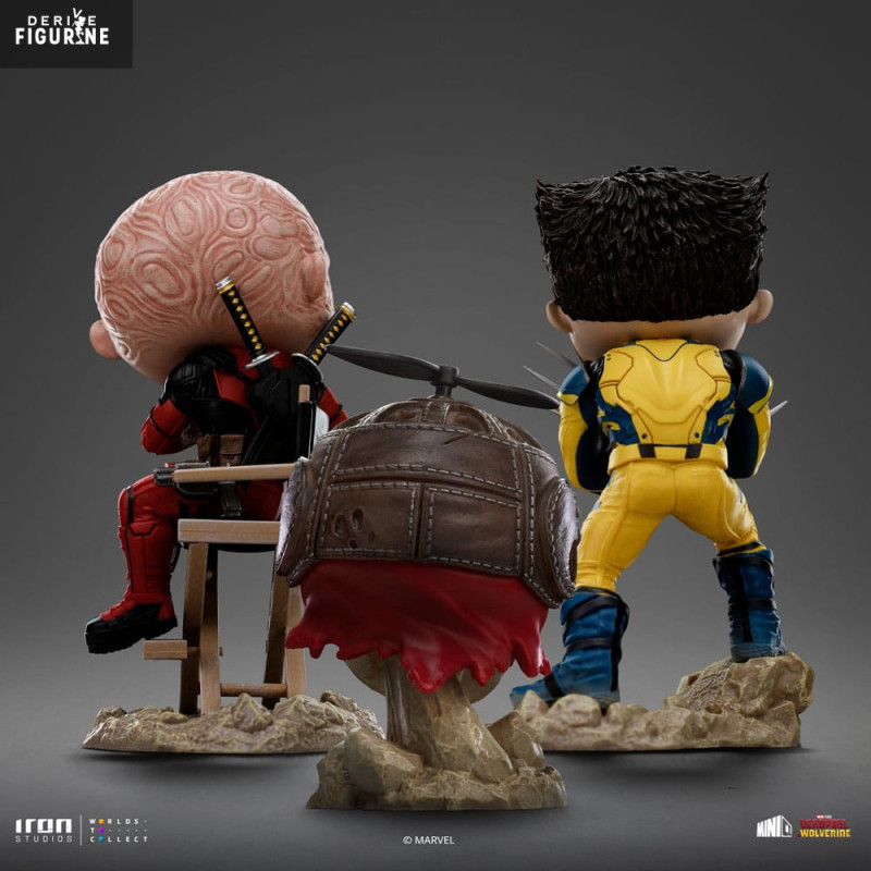 Minifigurine Deadpool X Wolverine - Générique, Sous Blister - Collection Marvel