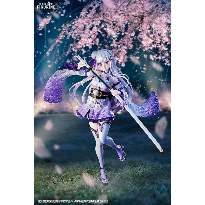 Nommi Fantasy world 異世界 solabe 青 Emilia figure, Combat Outfit - Re:ZERO, Starting Life in