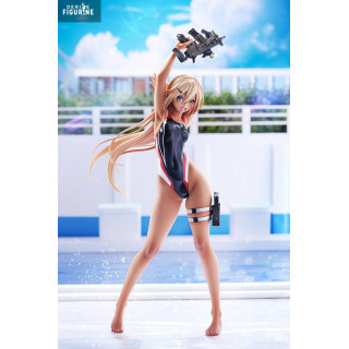 ARMSNOTE Kouhai-chan フィギュア ARMS NOTE Kouhai chan of the Swim team Blue line swimsuit