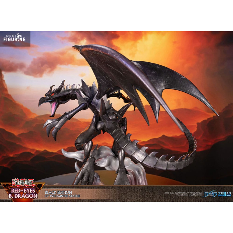 Red-Eyes B. Dragon figure, Black Edition - Yu-Gi-Oh