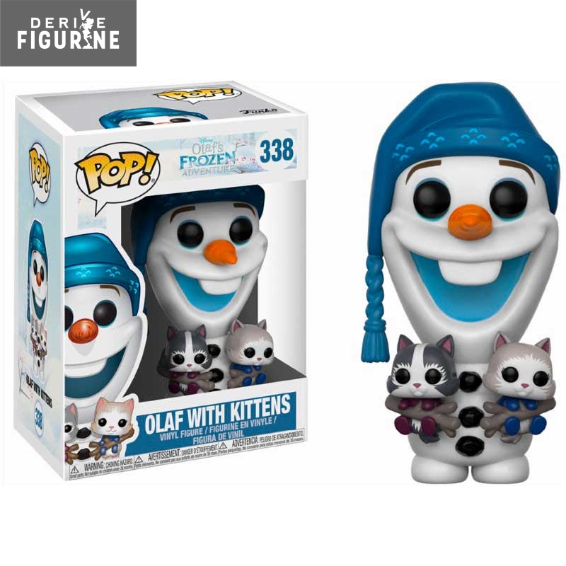 Figurine Pop! Disney, la Reine des neiges - Olaf et chatons - Funko