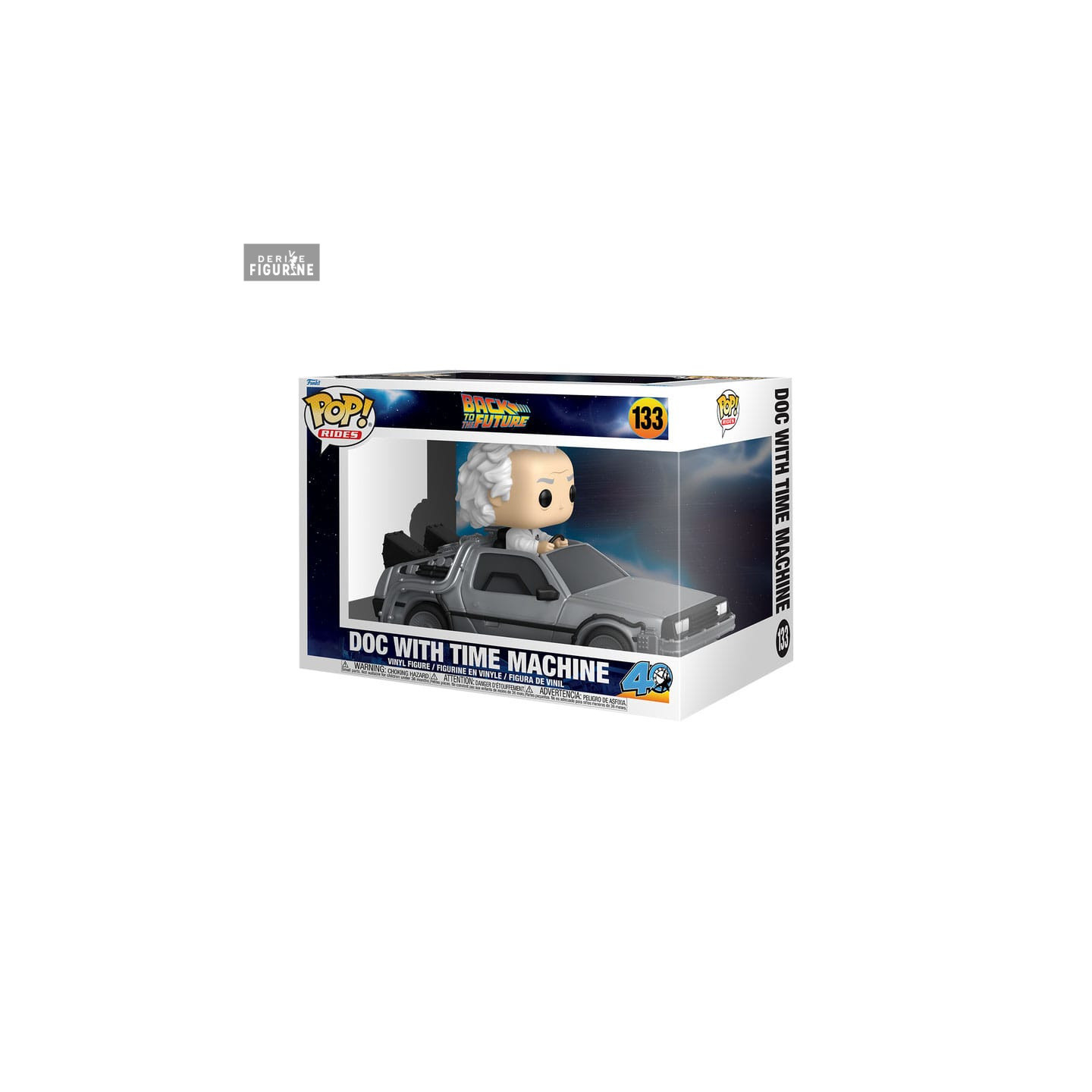 Figure Doc with Time Machine, Pop! Rides Deluxe - Retour